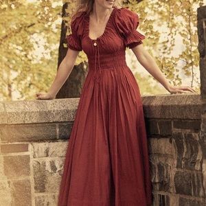 Doen ischia dress Burgundy Red XXS